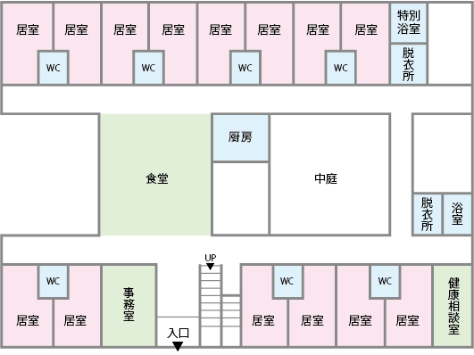ナーシング虹平面図